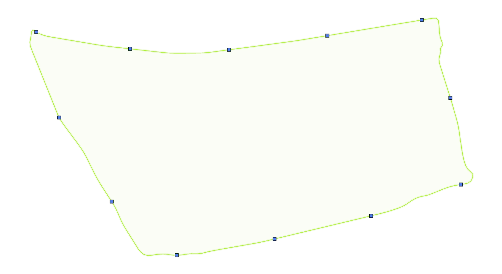 Plotter-ready cutting template for the Volvo FH number-plate surround, shown as a chartreuse contour.
