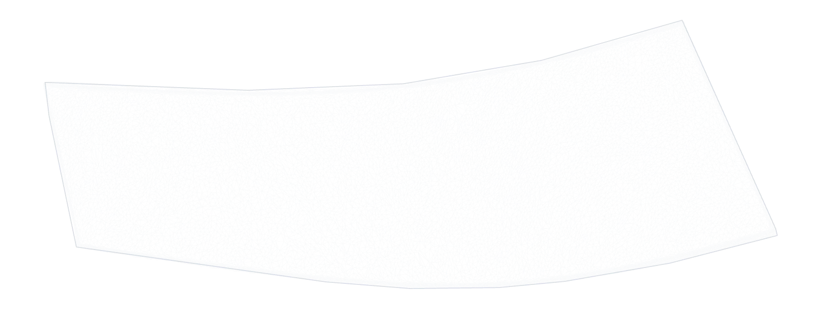 PPF Engine desktop editor showing a real Volvo FH trim scan flattened into a measured plotter-ready PPF cutting template.