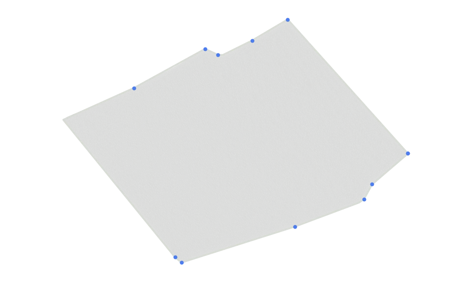 The actual fitted cut boundary from the matching PPF Engine SVG export, with editable anchors.